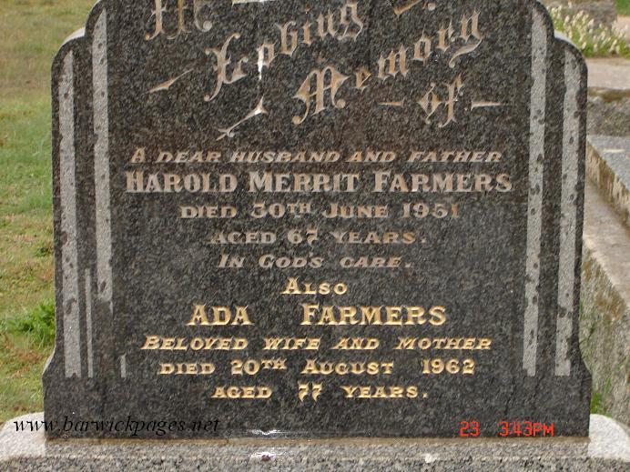 Harold & Ada Farmers(Eastick)